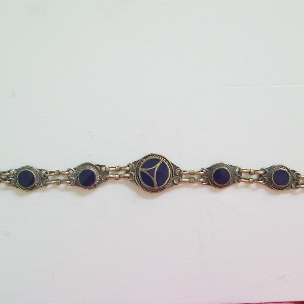 Middle Eastern lapis bracelet from Afghanistan
